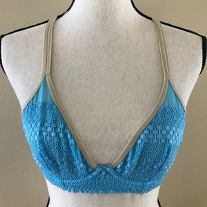 ALMLRWB Aerie Lace Mesh Lined Racerback Wired Bralette